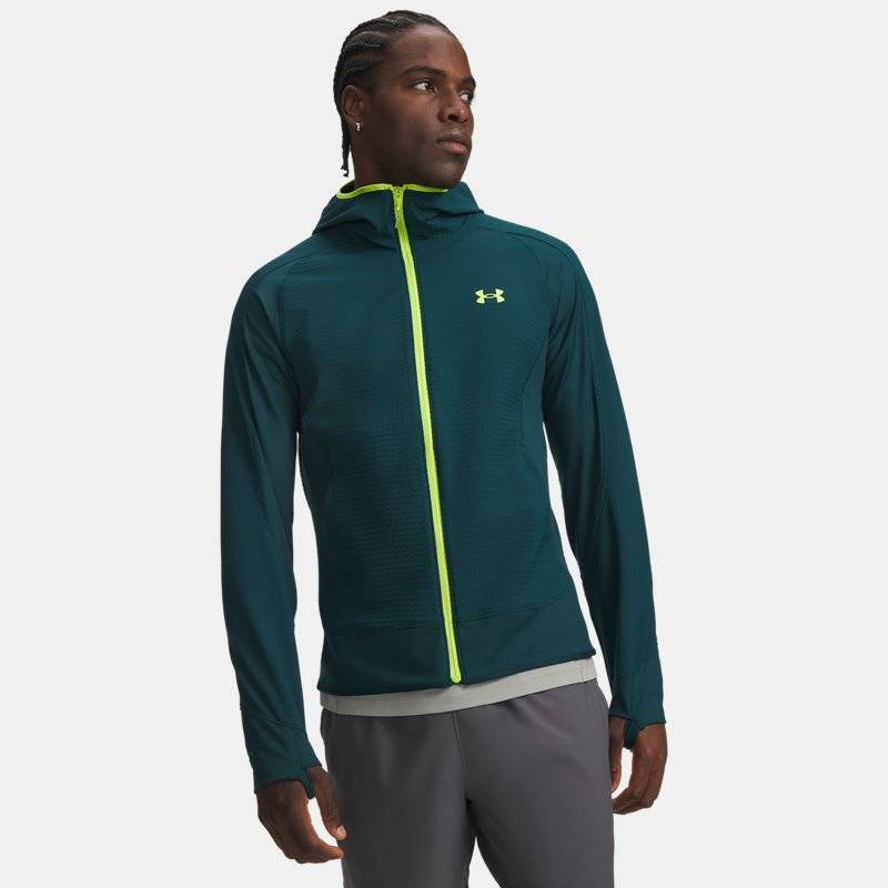 Under Armour Explor Offgrid Men's Full-Zip Hoodie Arden Green / Green Citrine XXL
