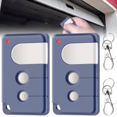 2 stycken garageportsöppnare: Garage handhållen sändare kompatibel med Chamberlain 84335EML,84333E, 94333E, garageöppnare handhållen sändare, fjärrkontroll garageport, 433,92 MHz garage fjärrkontroll
