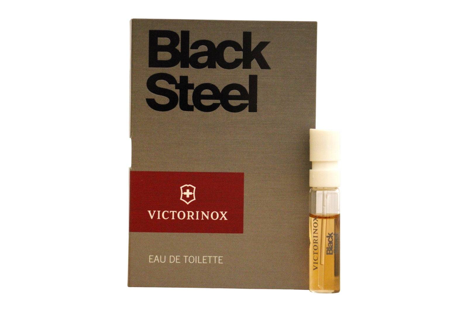 Victorinox Black Steel Eau de Toilette til mænd 1.5 ml prøveampul