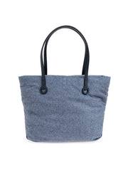 JW Anderson Quilted Puffy Anchor Logo Tote Bag — Blue