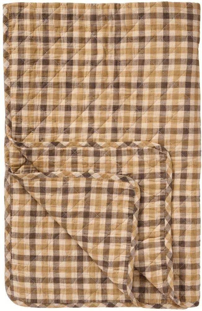 Ib Laursen Vattæppe 130x180 cm, Brun/Gul/Beige