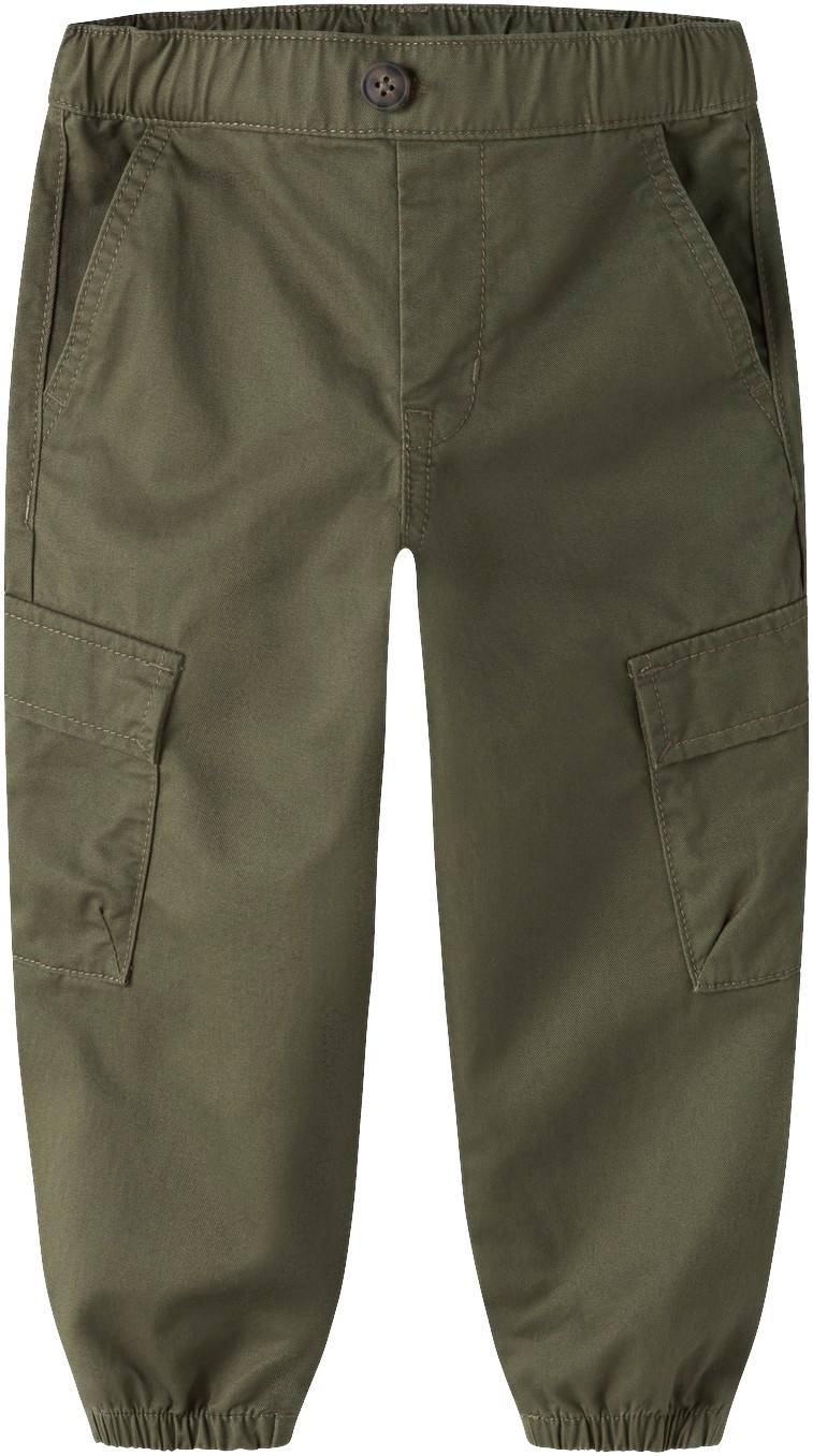 Name It Nmmben Barrel R TWI Pant 4508tf Stl. 98 unisex - Byxor Från Magasin - Olive Night (98)