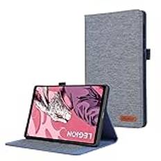 Cowboy Flip Stand Tablet-fodral Lämplig for Lenovo Legion Y700 2023 8,8 tum mjuk TPU-bakfodral Skyddsskal(Blue)