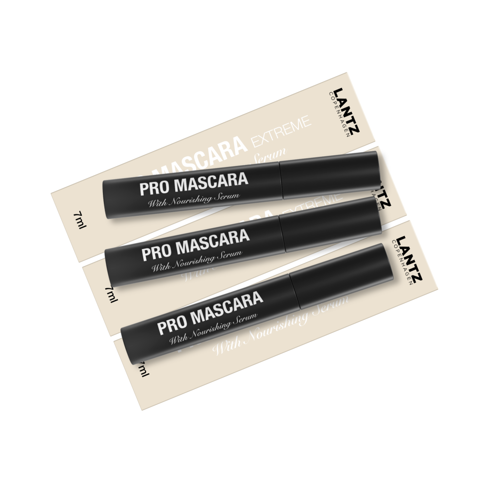 Lantz Cph - 3 x Pro Mascara Extreme 10, brun
