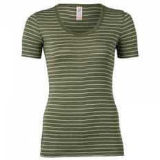Engel Women's Short-sleeved Shirt Underställ siden Dam Storlek 38/40 Färg olivgrön
