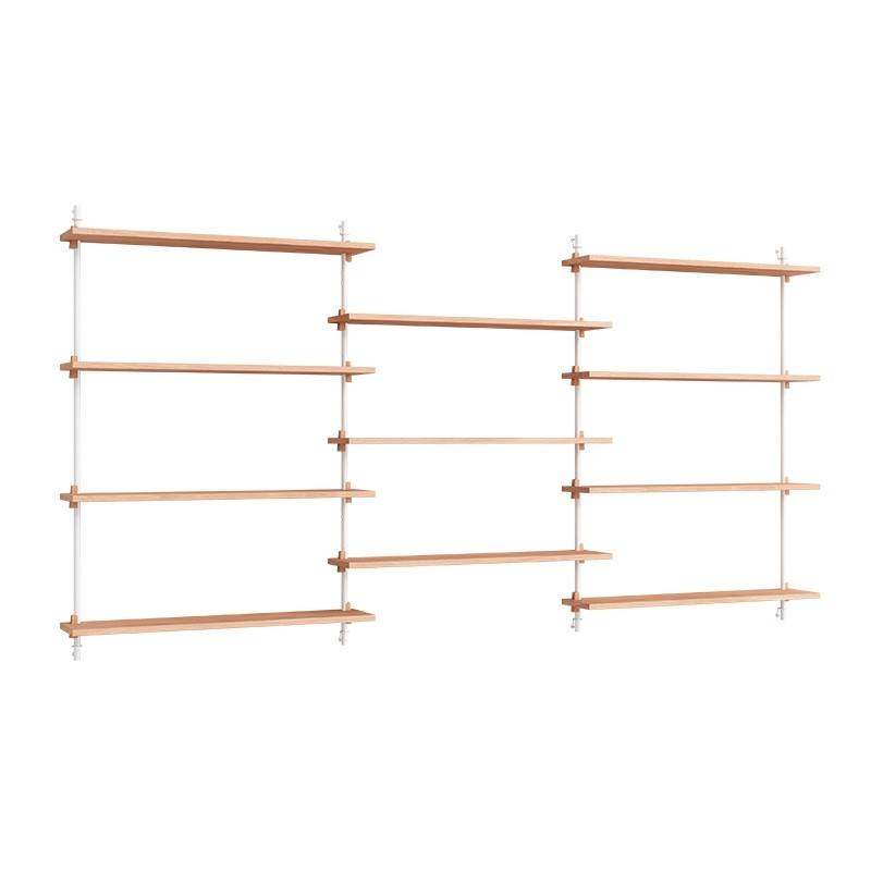 Moebe Wall Shelving Sæt - WS.115.3 Eg/Hvid