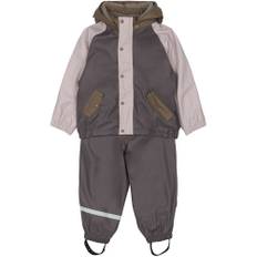 Mikk-line - Regntøj med fleecefoer - Lilla - str. 7 år/122 cm