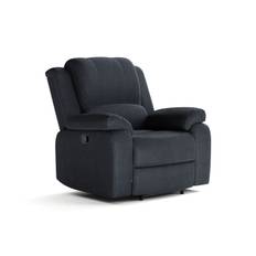 Norbo Reclinerfåtölj Biofåtölj - Fällbar fåtölj i Tyg Vilfåtölj Svart & biofåtölj Comfort Living