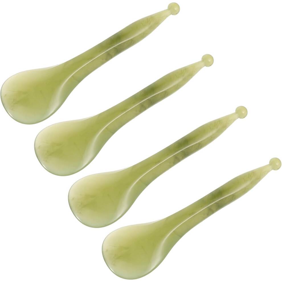 4 st ansikts Gua Sha skrapmassageverktyg harts manuell akupressur ansiktsmassage kit
