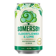 Somersby Elderflower Lime Cider 4,5% 33 cl.