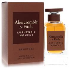 Abercrombie & Fitch Authentic Moment Eau De Toilette Spray 3.4 oz for Men Fragrance - 3.4 oz / 100 ml / Alcohol, Amber, Woody, Aldehyde, Oils