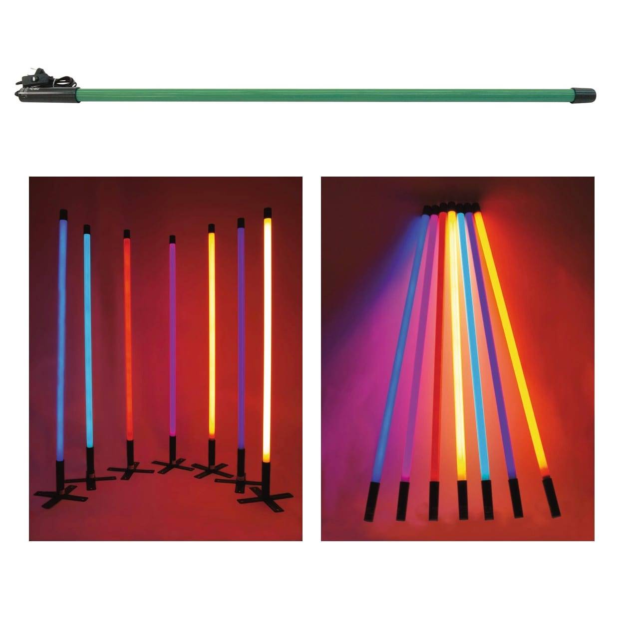 EUROLITE Neon Stick T8 36W 134cm green L, Eurolite Neonrör Neon stick T8 36W 134cm Grön