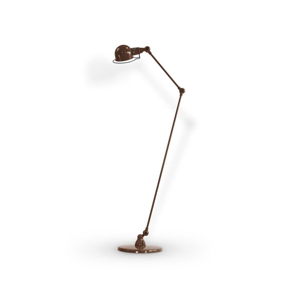 Signal SI833 gulvlampe fra Jieldé - Chocolate / Blank