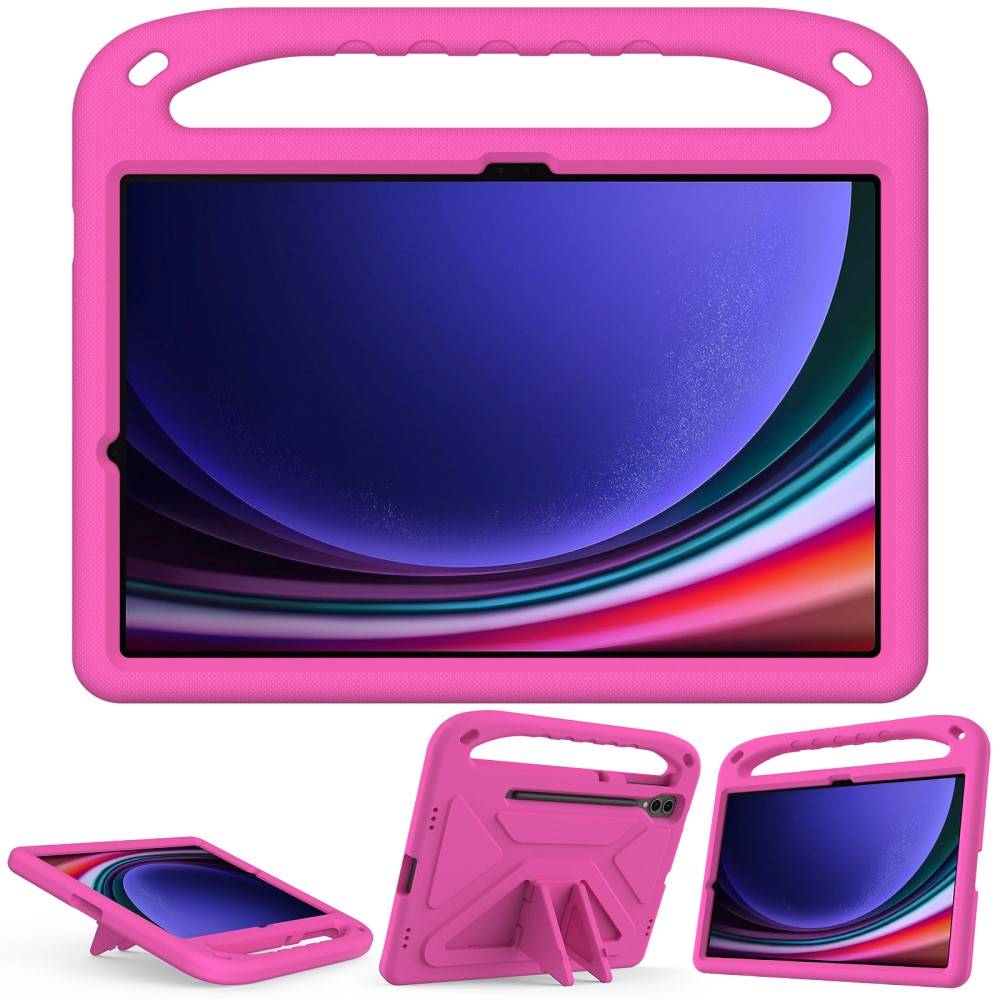 Etui EVA med håndtag til Samsung Galaxy Tab S8 Plus Lyserød
