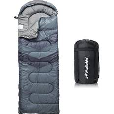 MalloMe Sovsäck Vuxen och Barn - Sovsäckar för Vuxna Ultralatt vattentät - Camping Sovsack lätt Varm 3-4 Säsong Sommar Höst Vinter Vår - Kompakt Sleeping Bag och Liten för Resan, Stora för komfort