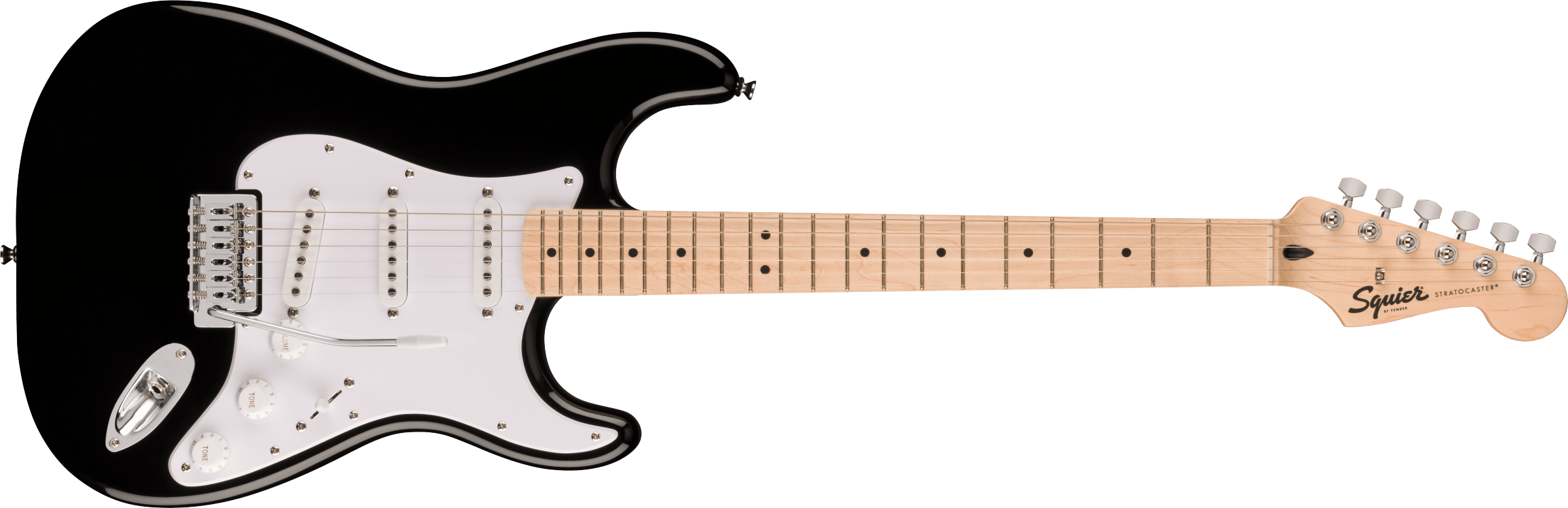 Squier Sonic Stratocaster, Maple Fingerboard - Black