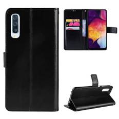 Samsung Galaxy A50/A50s/A30s - Læder cover / pung - Sort