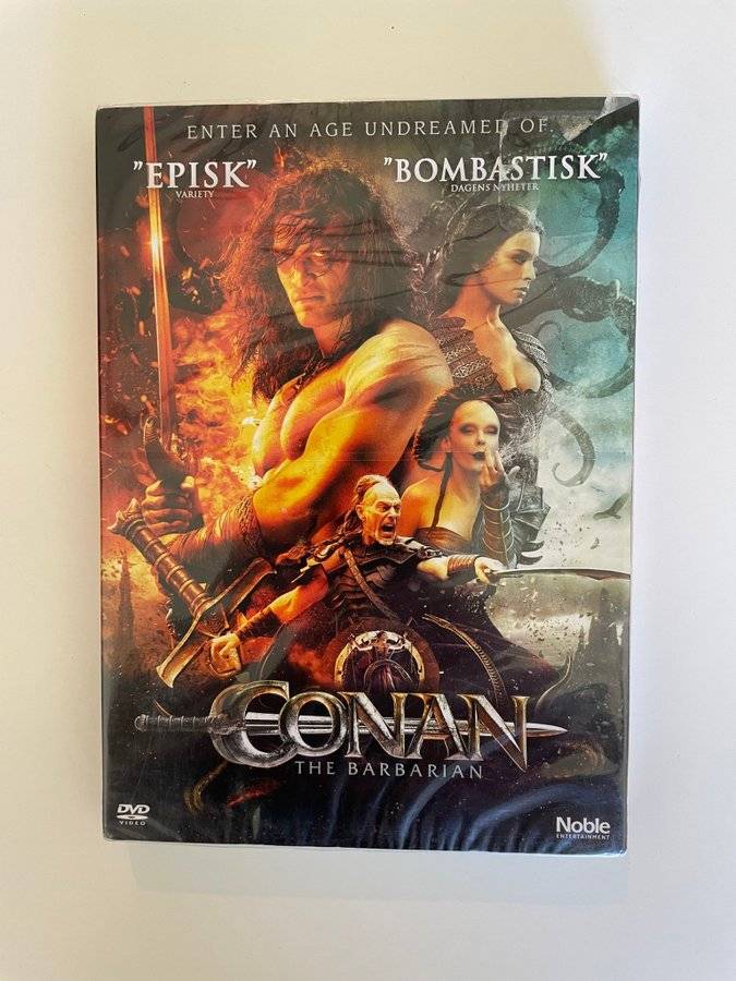 Conan The Barbarian DVD Jason Mamoa, Rachel Nichols. Svensk utgåva. Inplastad!