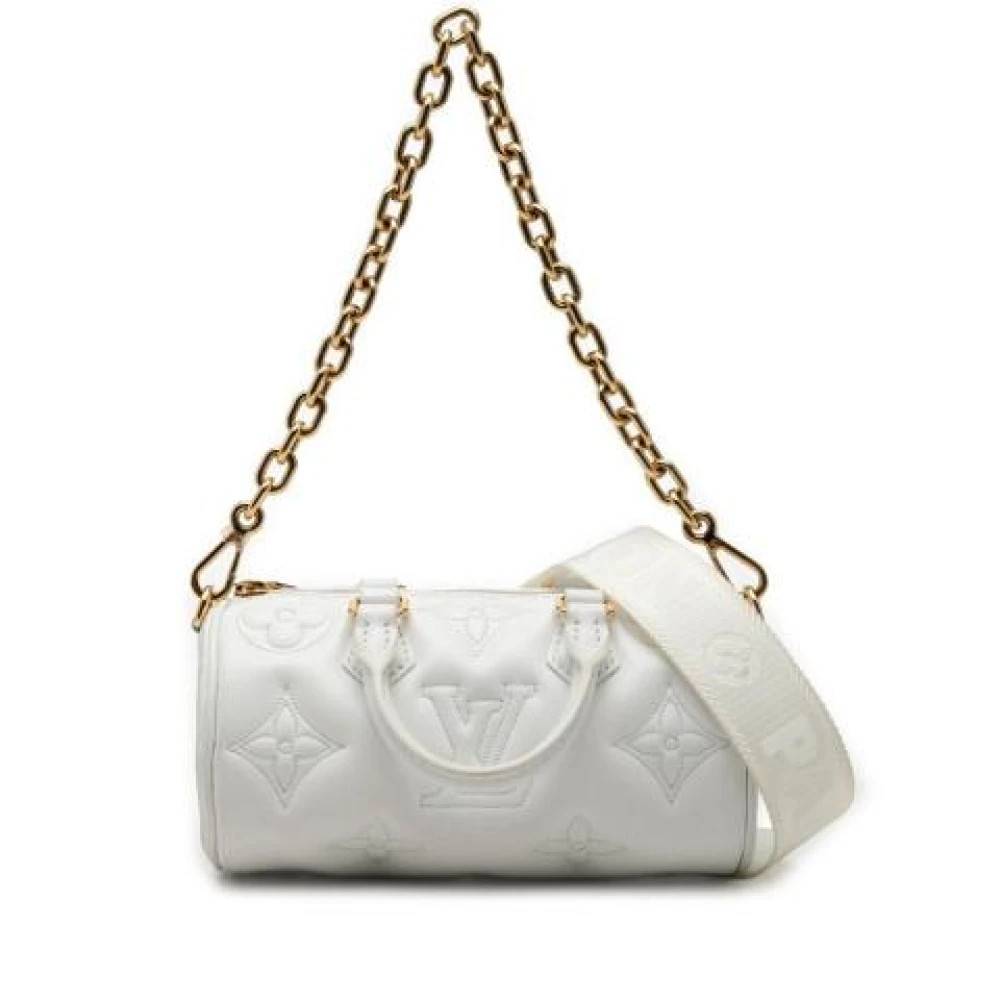 Louis Vuitton Vintage Pre-owned Vintage Skuldertaske - Vintage - Dame - Hvid - ONE SIZE - Uld