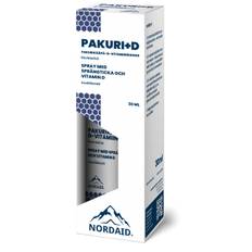 Nordaid Spray med sprängticka och vitamin D, 30 ml