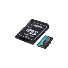 Kingston Canvas Go Plus microSDXC-Kort, 256GB, U3 & V30 Speed Performance - Svart