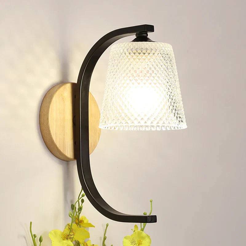 NordicBird Light – Trendig fågelvägglampa för sovrum - Svart Ingen fågel