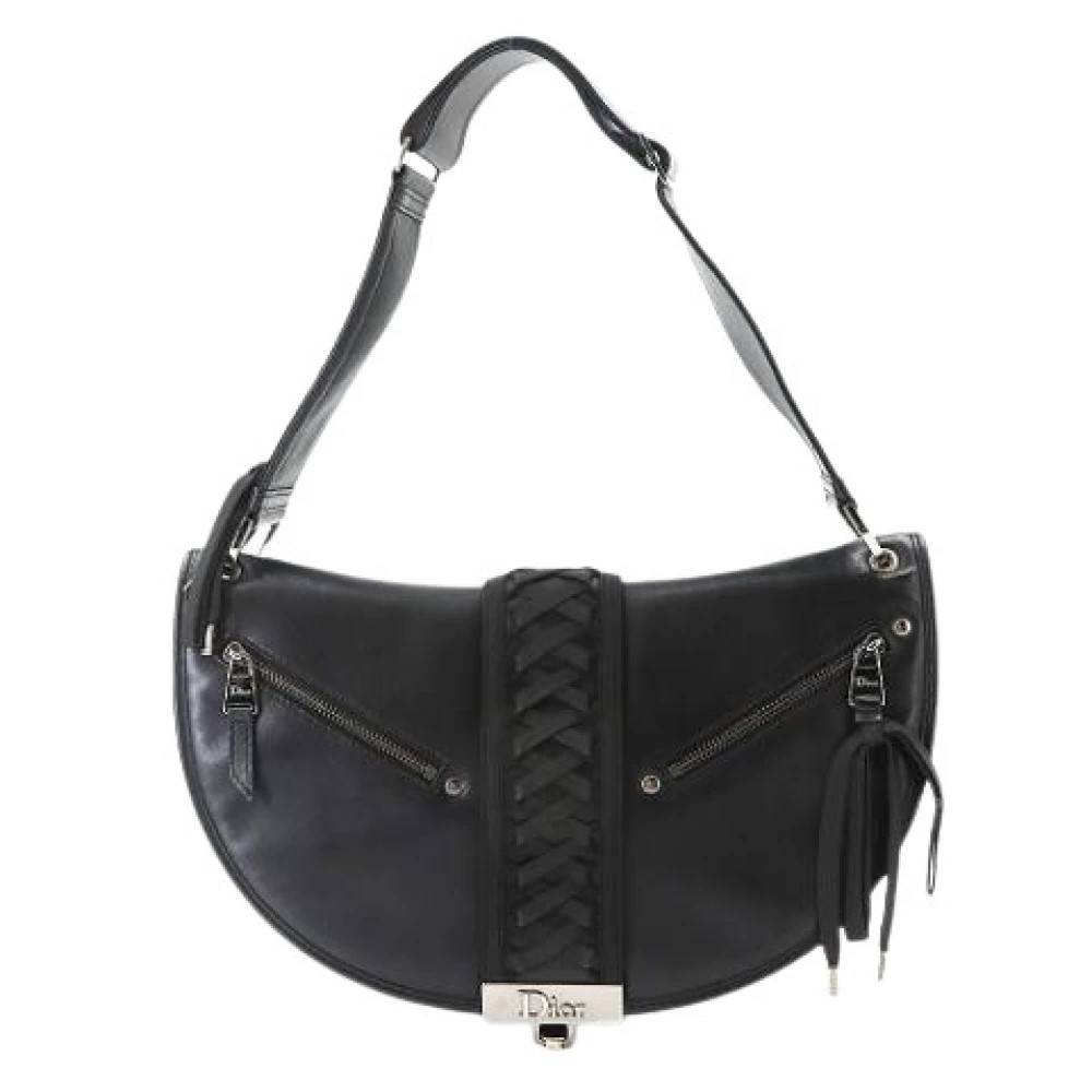 Dior Vintage Pre-owned Vintage Skuldertaske - Vintage - Dame - Sort - ONE SIZE - Uld