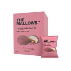 The Mallows Caramel filled mallows ruby chocolate and raspberry 5 pcs. 90g The Mallow