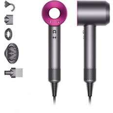 Dyson Supersonic hårfön HD07 Järn/Fuchsia 1600 W Snabbtorkande hårvård