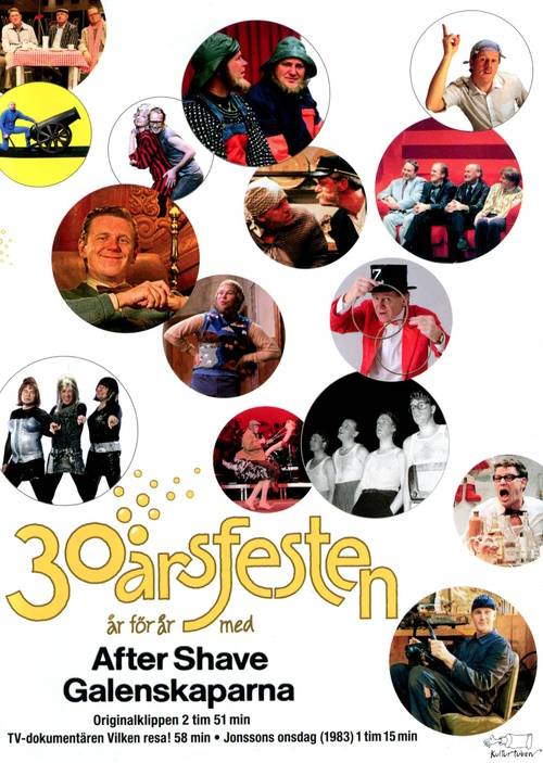 DVD - Galenskaparna After Shave: 30-Årsfesten - År för År (Beg)
