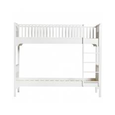 SEASIDE Bunk Bed with Vertical Ladder  - White