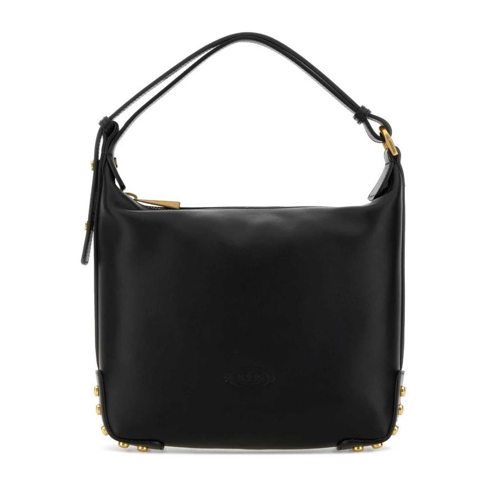 Tod's Læder Skuldertaske - Tasker - Dame - Sort - ONE SIZE - Uld