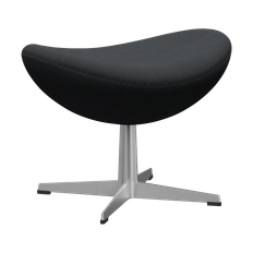 Fritz Hansen Ägget 3127 fotpall Christianshavn Dark Grey 1174-steel