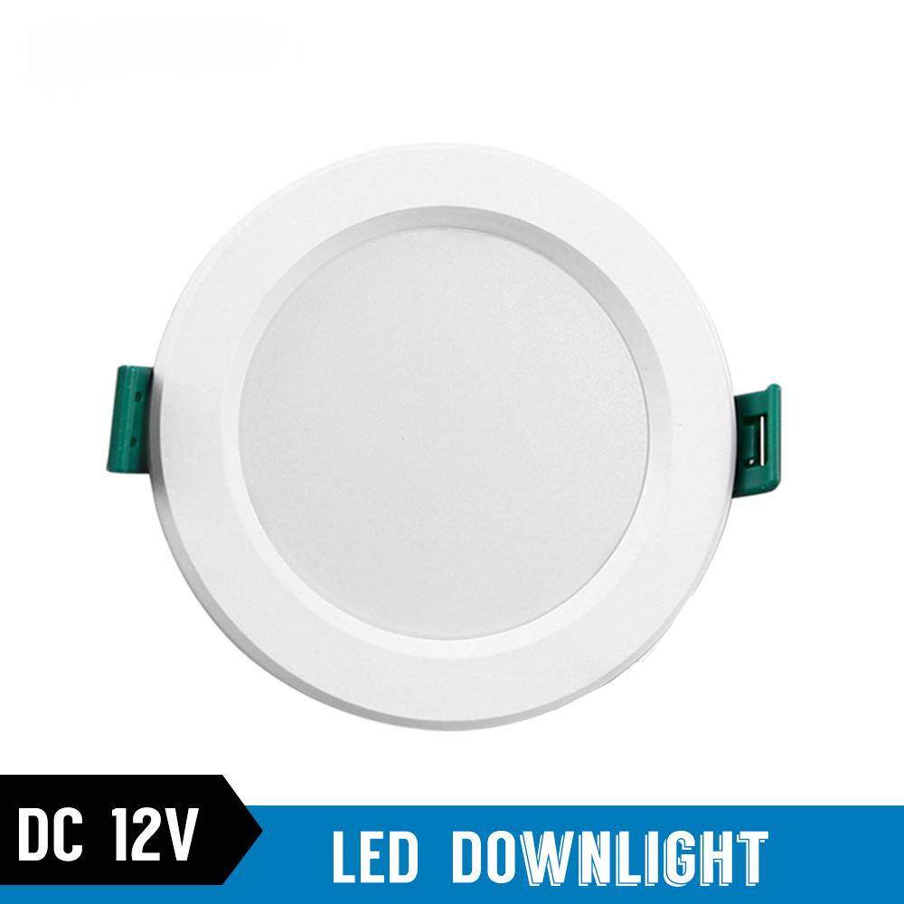 DC 12V LED Downlight 5W 9W 12W 15W 18W LED Tak Infälld Grid Downlight Rund Infälld Lampa Låga Spänningar 12 Volt Belysning