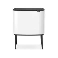 Brabantia BO Touch Bin Sorteringsaffaldsspand, 3 X 11 Liter, 3 inderspande - White