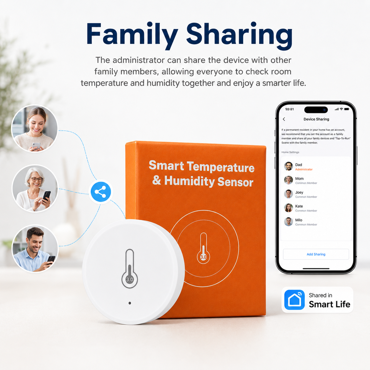 ZigBee Temperature Humidity Sensor Remote Monitoring Hygrometer,Zigbee Home Automation,For Alexa Google Yandex Home Assistant