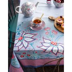 Table Cloth Flower Festival Blue 150x250cm