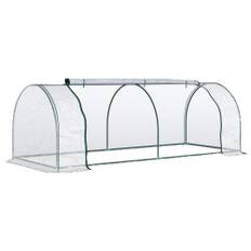 Outsunny greenhouse house 250x100x80 cm garden terrace grow plants