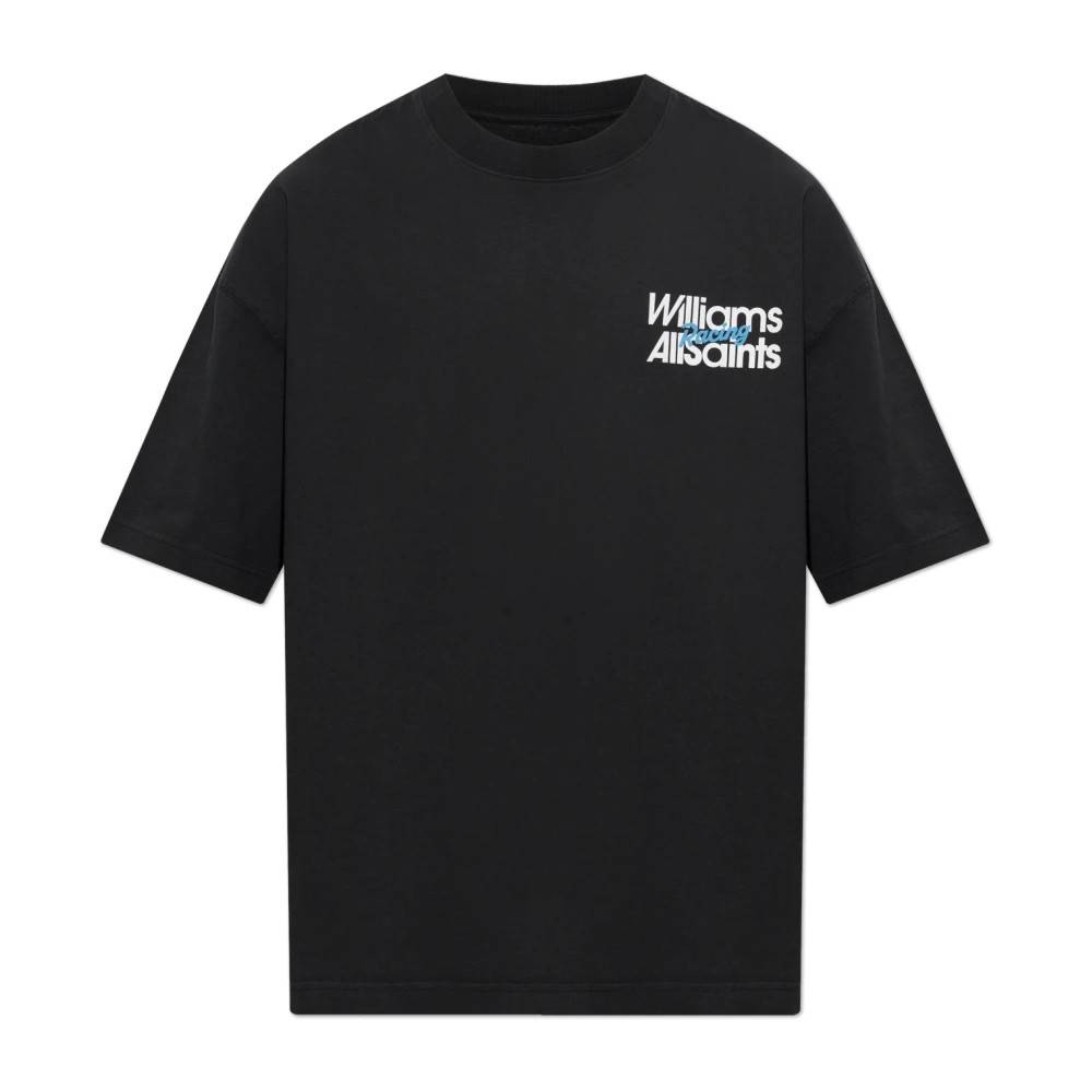 AllSaints - Pole Crew Neck T-Shirt Toppar - Herr - L - Bomull