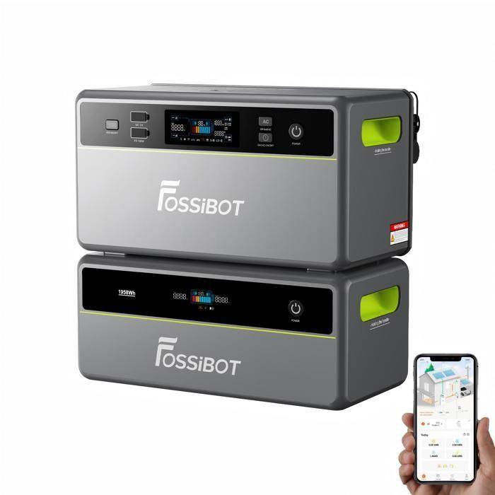 Balkonkraftwerk - FOSSiBOT - FBP1200 - 3916Wh - Batterie LiFePO4 extensible, Balkon/Camping/Wohnmobil