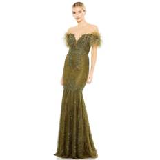 Mac Duggal 20246 - Feathered Evening Dress