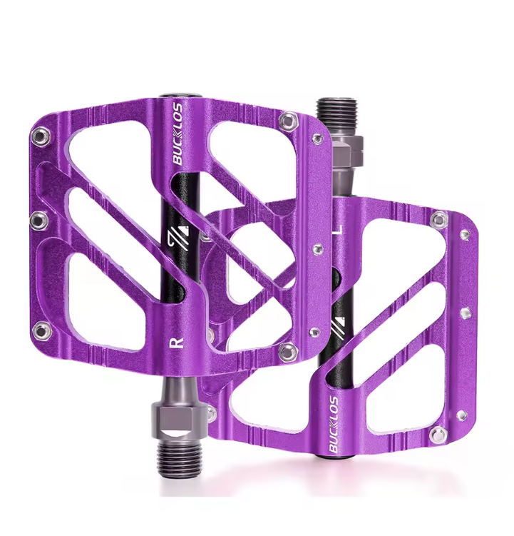 Flat pedaler i Aluminium – Lilla