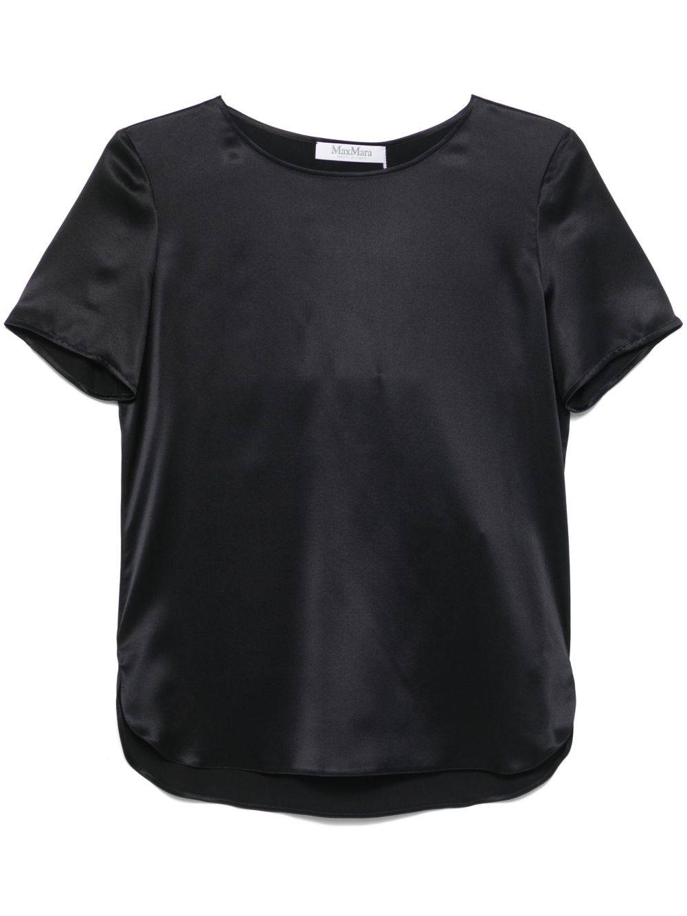 Max Mara - Dida blus - dam - siden - 44 - Svart