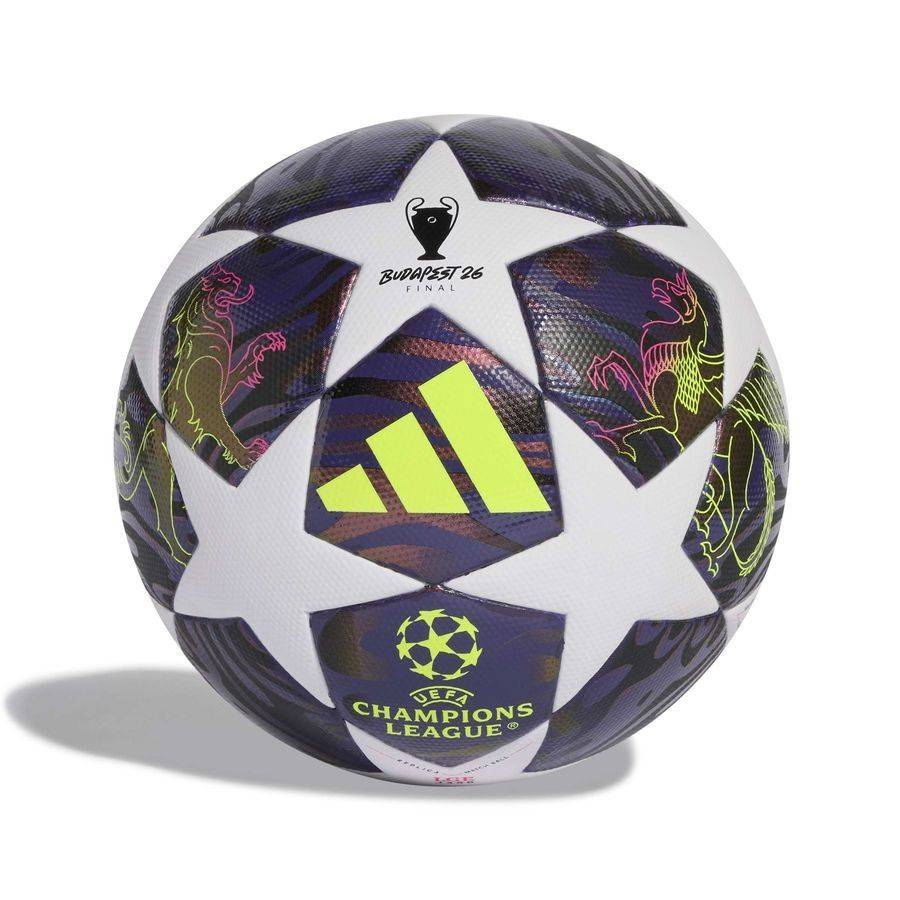 adidas Fodbold Champions League Finale 2025/26 Budapest League J350 - Lilla/hvid/gul.