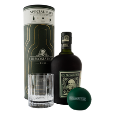 Diplomático Reserva Exclusiva m. Old Fashion Glas & Ice Mold