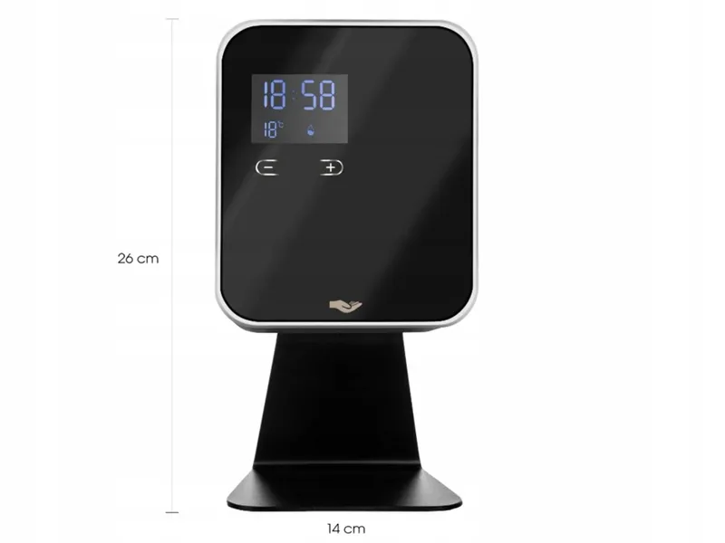 Automatisk Berøringsfri Sæbedispenser (500 ml) - Sort.