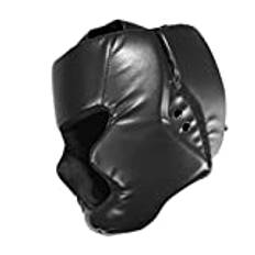 Boxningshuvudbonader - Wrestling-huvudbonader för män, kvinnor, ungdom, justerbar passform och helansiktsöverdr, Head Gear-hjälm för MMA-träning Kickboxning Sparring Martial Arts Heyce