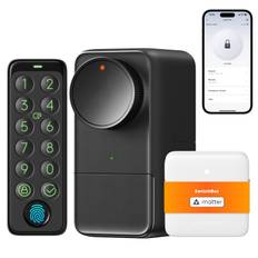 SwitchBot Lock Pro - Lock Pro + Hub Mini Matter Enabled + Keypad Touch / Black