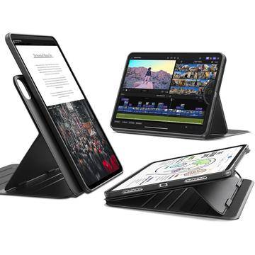 iPad Pro 13 2024/2025 ESR Flip Hybrid Folio Etui (Open Box - Fantastisk stand) - Sort