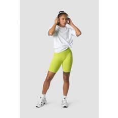 Ribbed Define Seamless Biker Shorts Lime Green